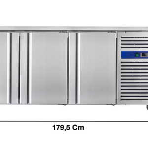Meuble table congélateur – 3 portes pleines GN1/1 | CUIST GN3100BT - EQUIPEMENT RESTAURATION 