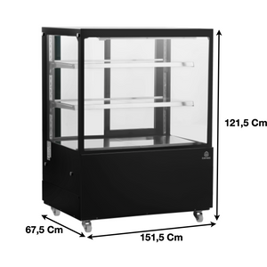 Vitrine de comptoir 151cm réfrigérée panoramique 470 L. | CUIST VP1500 - EQUIPEMENT RESTAURATION 