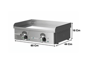 Plaque 2 zones chromée MONO – Marque: MAINH0 | M04-NCEM60N - EQUIPEMENT RESTAURATION 