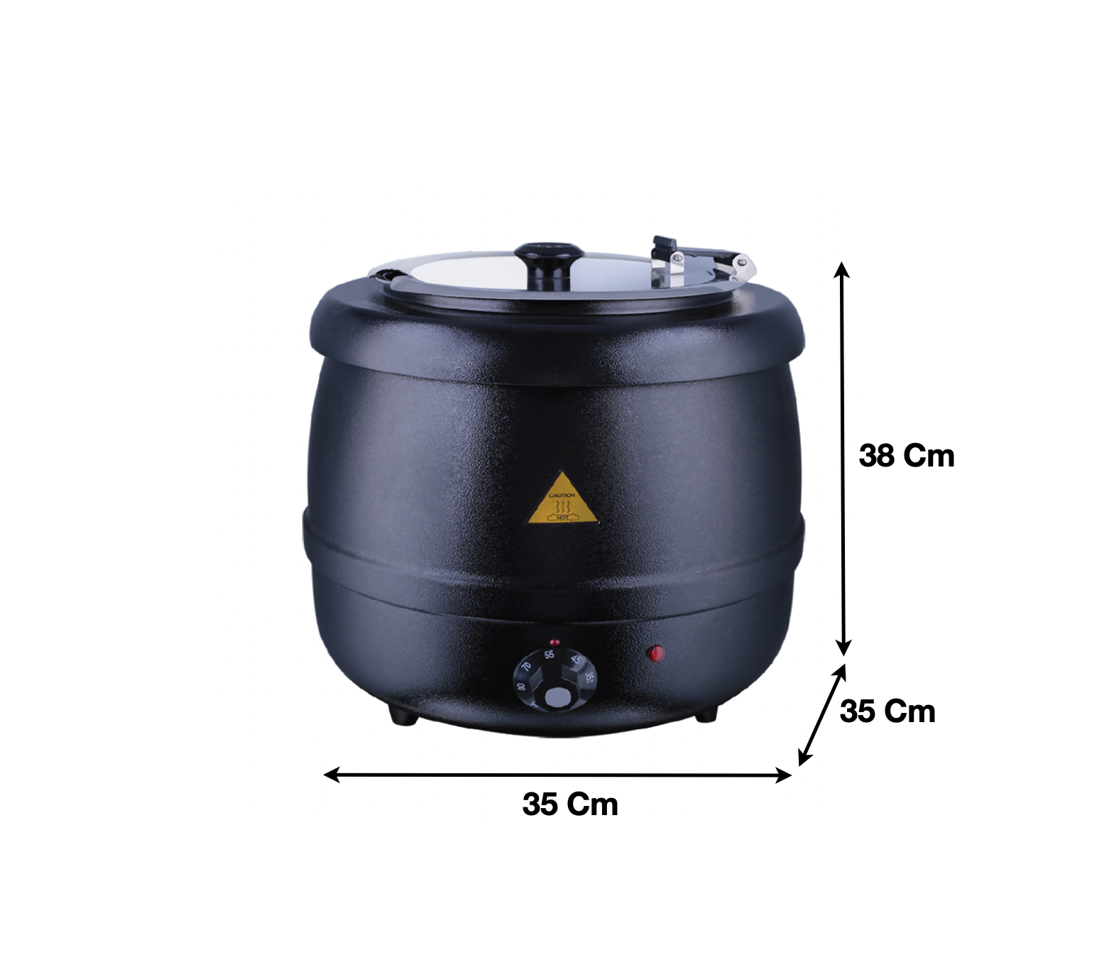 Soupière 10L noire | CUIST DTE001