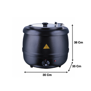 Soupière 10L noire | CUIST DTE001