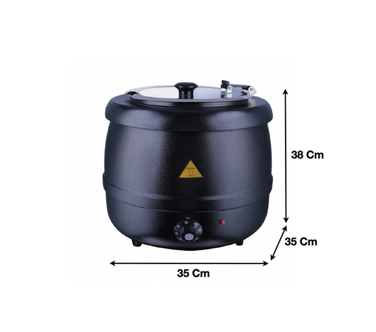 Soupière 10L noire | CUIST DTE001