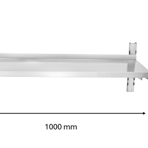 Etagère murale inox 1000 x 300 x 350 mm | CUIST STSW103