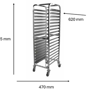 Echelle inox 470 x 620 x 1735 mm | CUIST RKT18 - EQUIPEMENT RESTAURATION 