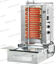 Machine à kebab 2 Zones HP ELEC | Marque : Potis F E2-S - EQUIPEMENT RESTAURATION 
