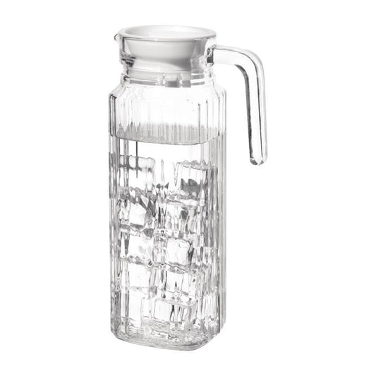 Pichet rainuré en verre Olympia (Lot de 6) - EQUIPEMENT RESTAURATION 