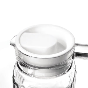 Pichet rainuré en verre Olympia (Lot de 6) - EQUIPEMENT RESTAURATION 