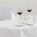 Serviettes blanches en coton motif feuille de lierre Mitre Luxury Luxor - EQUIPEMENT RESTAURATION 