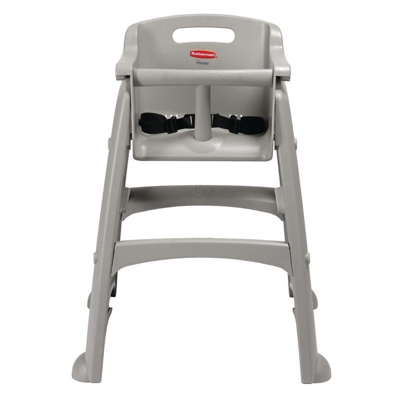Chaise haute empilable platine Rubbermaid - EQUIPEMENT RESTAURATION 