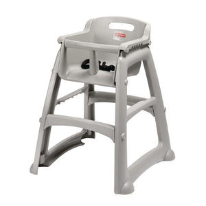 Chaise haute empilable platine Rubbermaid - EQUIPEMENT RESTAURATION 