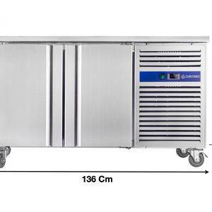 Meuble table congélateur – 2 portes pleines GN1/1 | CUIST GN2100BT - EQUIPEMENT RESTAURATION 