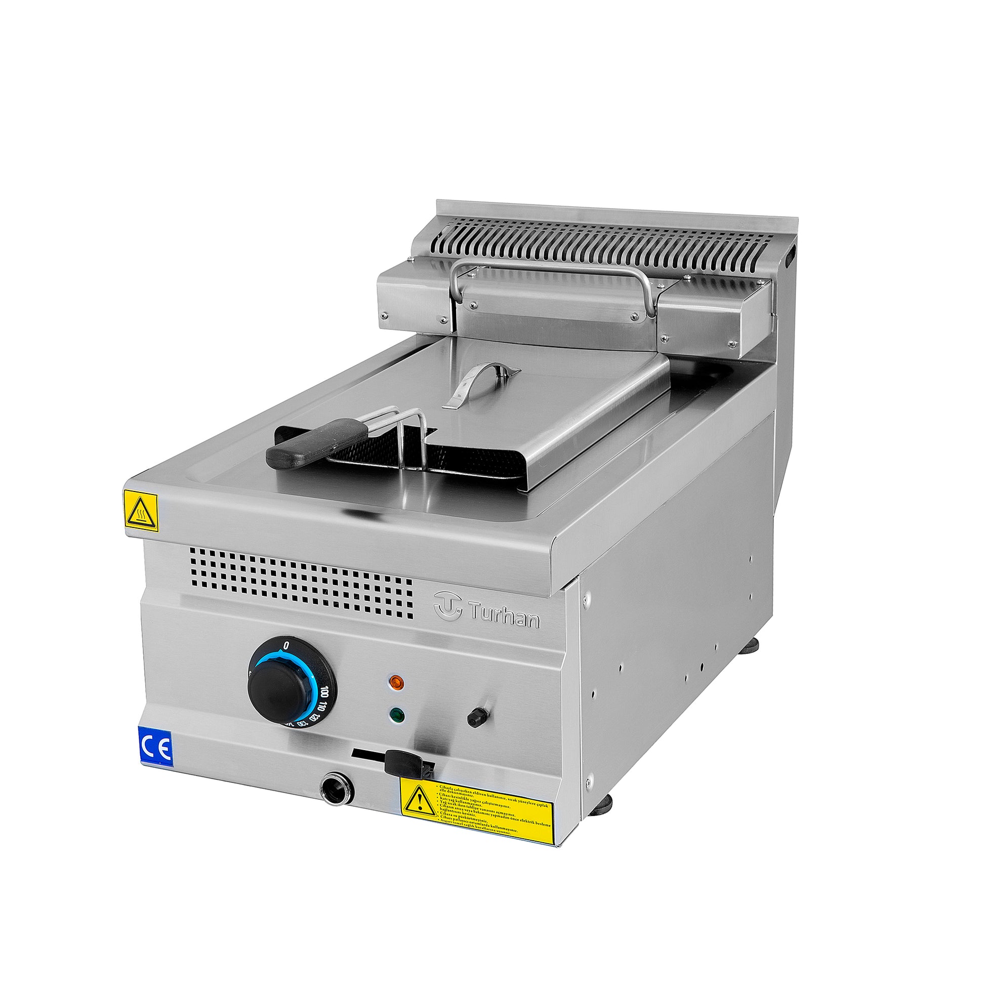 Friteuse Électrique Professionnelle TC.6FE400 – 1 Cuve – 400×630×300 – 9 kW