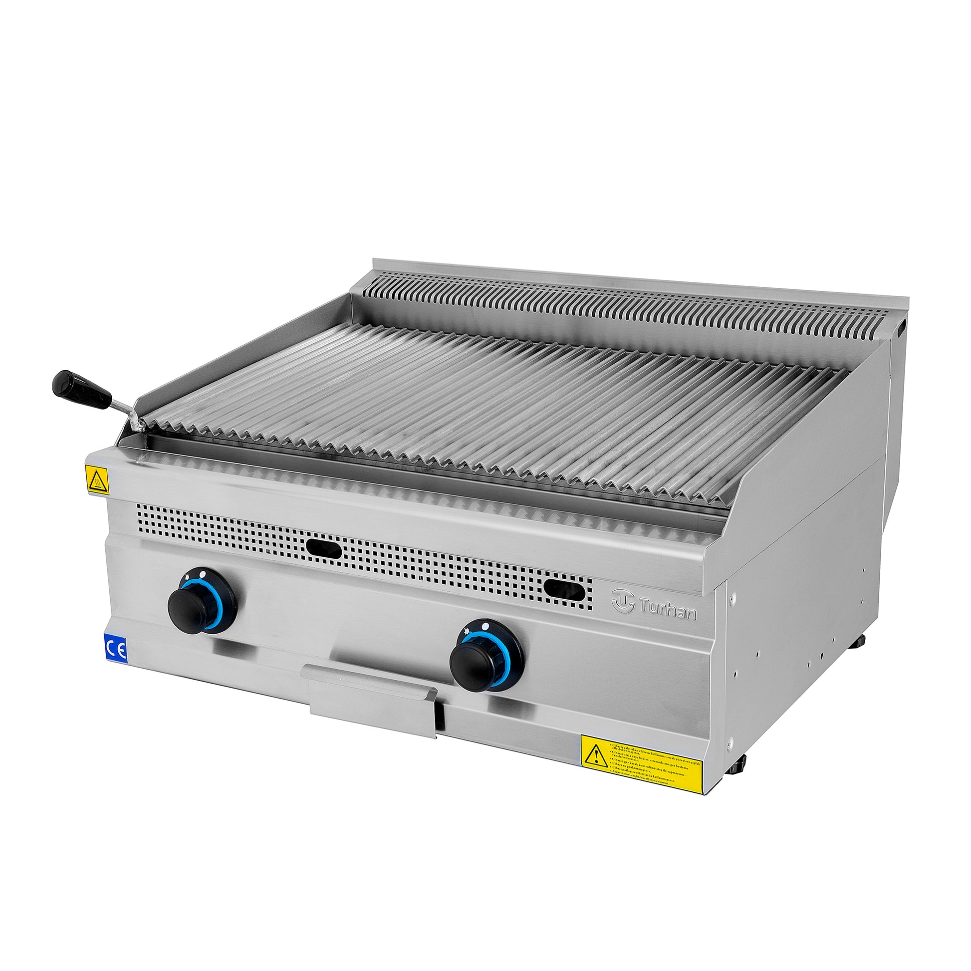 GRILL A PIERRE DE LAVE 800 X 630 X 300 TC.6LG800-DG