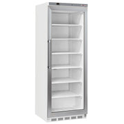 Armoire congélateur, porte vitrée, ventilée - 400 L - Blanc - WR-NG41-LV - EQUIPEMENT RESTAURATION 