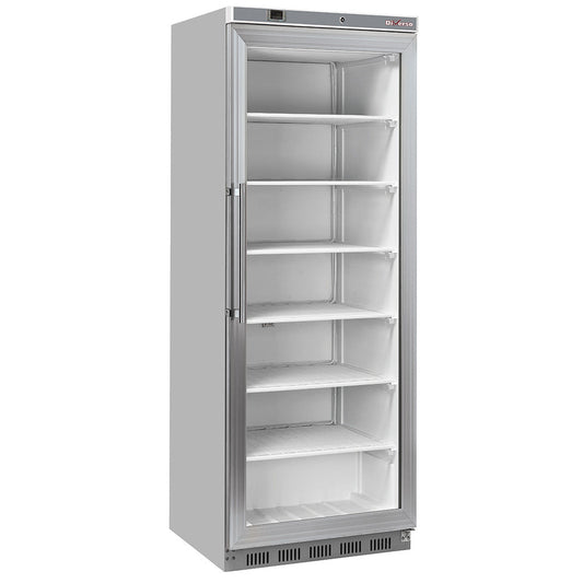 Armoire congélateur porte vitrée ventilée - 400 L - Inox - WR-NG41-XV - ARMOIRE CONGÉLATEUR VITRÉE