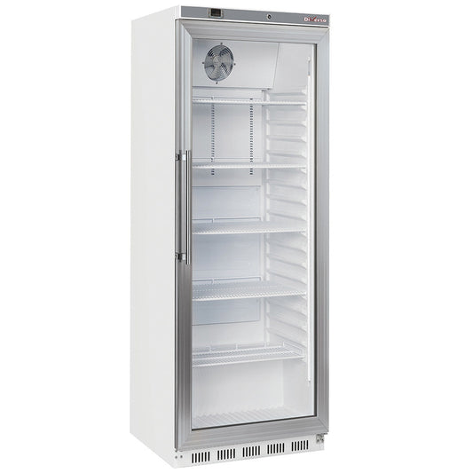Armoire frigorifique GN 2/1 porte vitrée ventilée - 600 L - Blanc - WR-PG61-LG - ARMOIRE FRIGORIFIQUE VENTILÉE VITRÉE