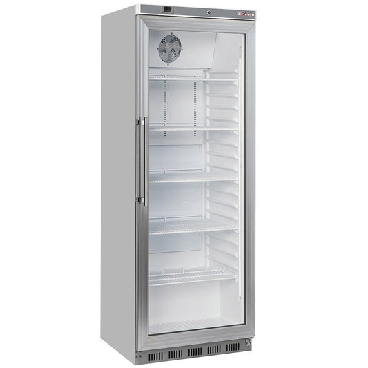 Armoire frigorifique GN 2/1 porte vitrée ventilée - 600 L - Inox - WR-PG61-XG - ARMOIRE FRIGORIFIQUE VENTILÉE VITRÉE