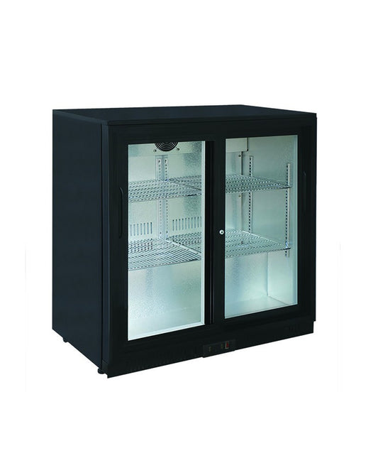 Arrière-bar réfrigéré LG198S – 2 portes coulissantes vitrées