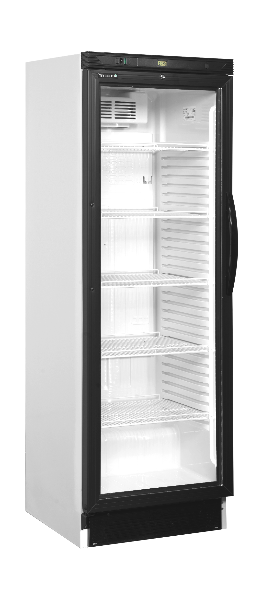 Armoire Frigorifique Professionnelle À Boissons Marque CEV Référence CEV425 1 LED Charnières Côté Gauche