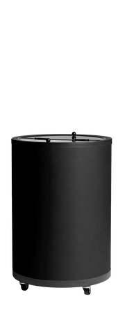 Refroidisseur De Canettes Professionnel CC77 CC Range Ventilé Avec Panier Noir Ou Blanc Sur Roulettes