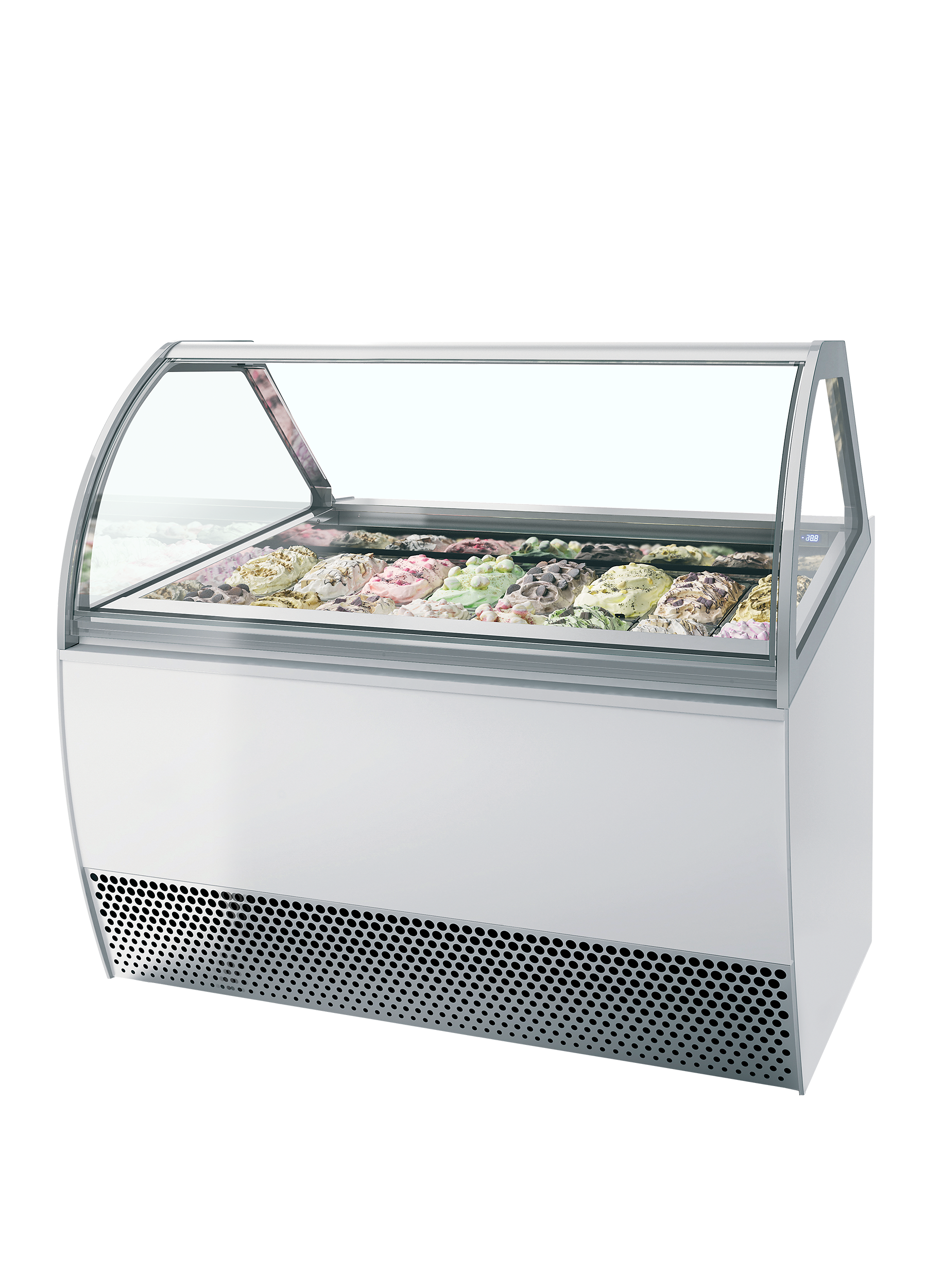 Millennium LX18 Vitrine Frigorifique Ventilée Pour Glaces En Bac Napoli 12 Ou 24 Bacs Modèle LX18