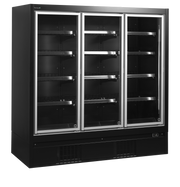 Armoire Frigorifique Professionnelle 2 Portes Froid Négatif EXTRA1875FD Vitrine Réfrigérée Pour Supermarché