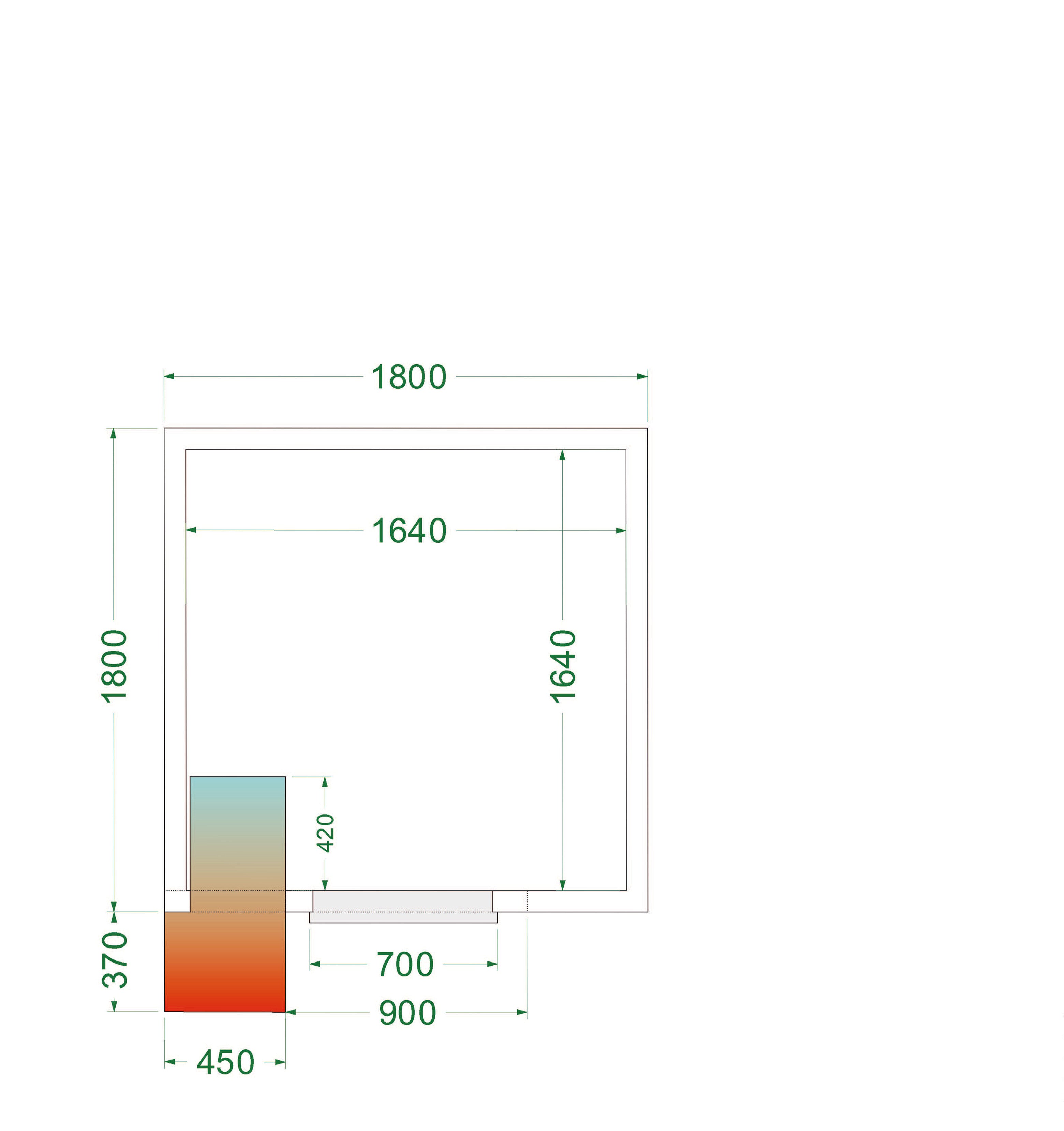 Armoire Frigorifique Professionnelle À Deux Portes CRPF1818 Chambre Froide Pour Restauration