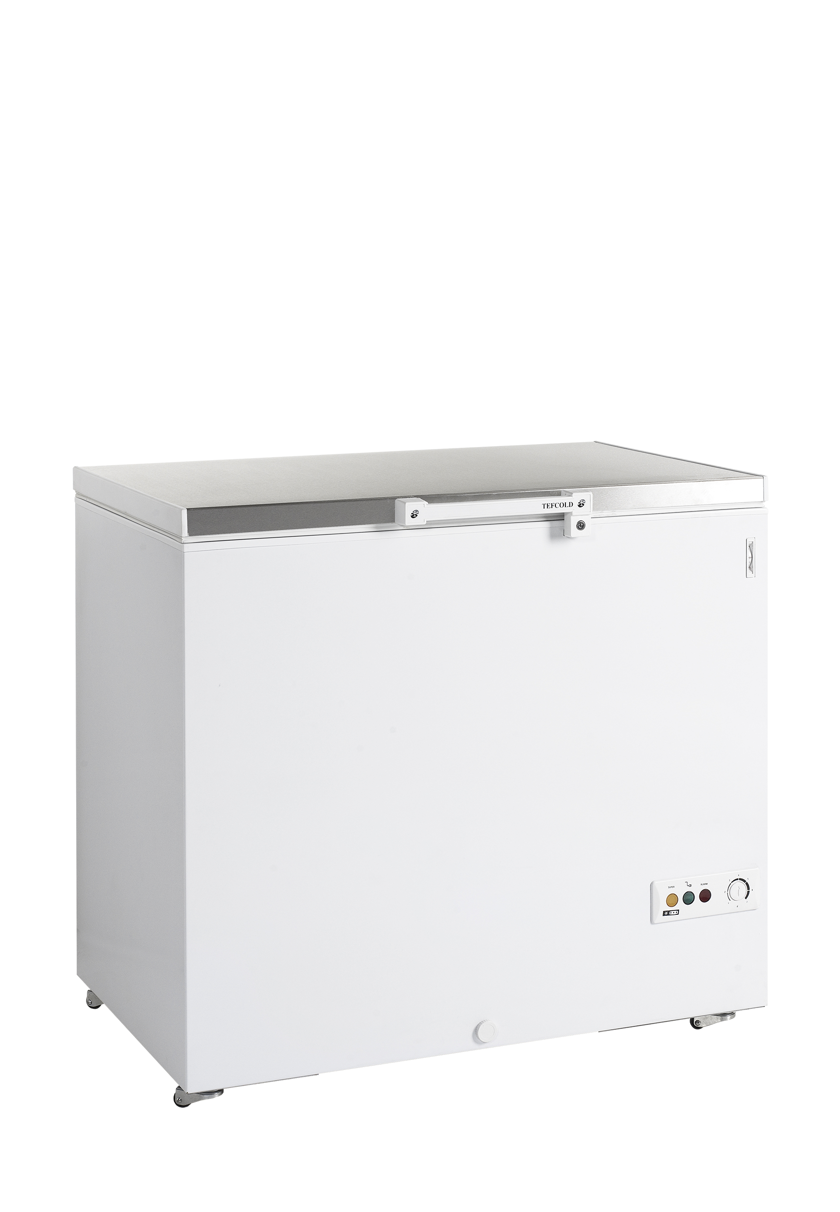 Congélateur Coffre FR305S SL Armoire Frigorifique Pour Crème Glacée Blanc Et Inox FR SL