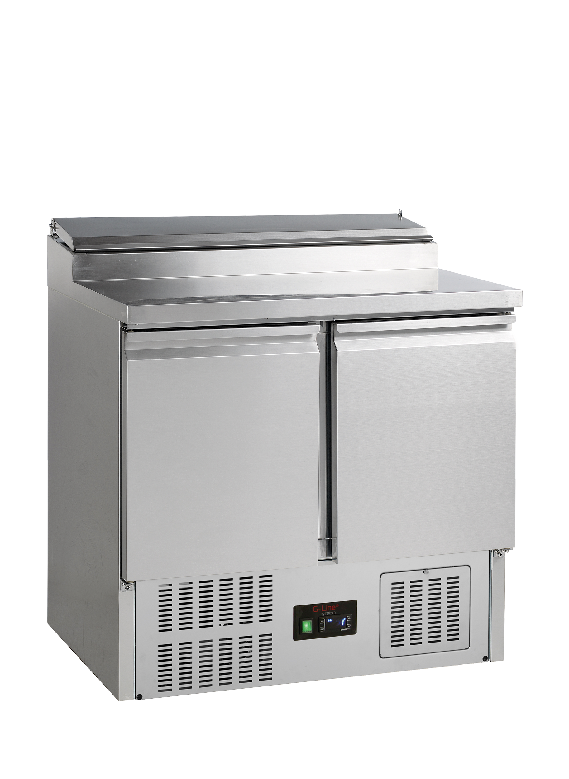 G Line GSS20 Comptoir Pour Saladette GN1/1 Professionnel Tablettes Réglables Compatible GN1/6