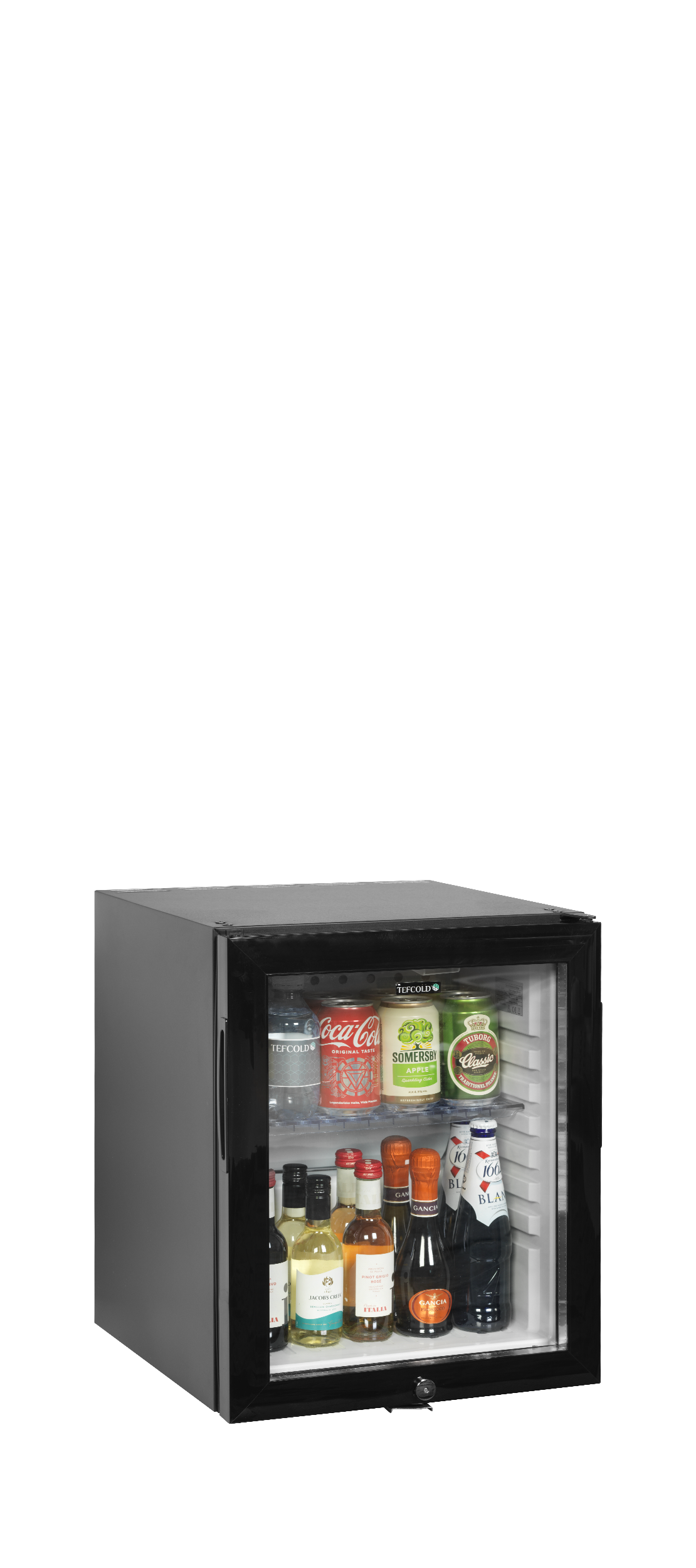 TM35GC Minibar Réfrigérateur Professionnel À Porte Vitrée Silencieux Avec Mode Sleep Pour Hôtel