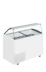 Armoire Frigorifique Vitrine Pour Glace En Bac TEFCOLD UDRS10 Négative Avec Couvercles Vitres Coulissants