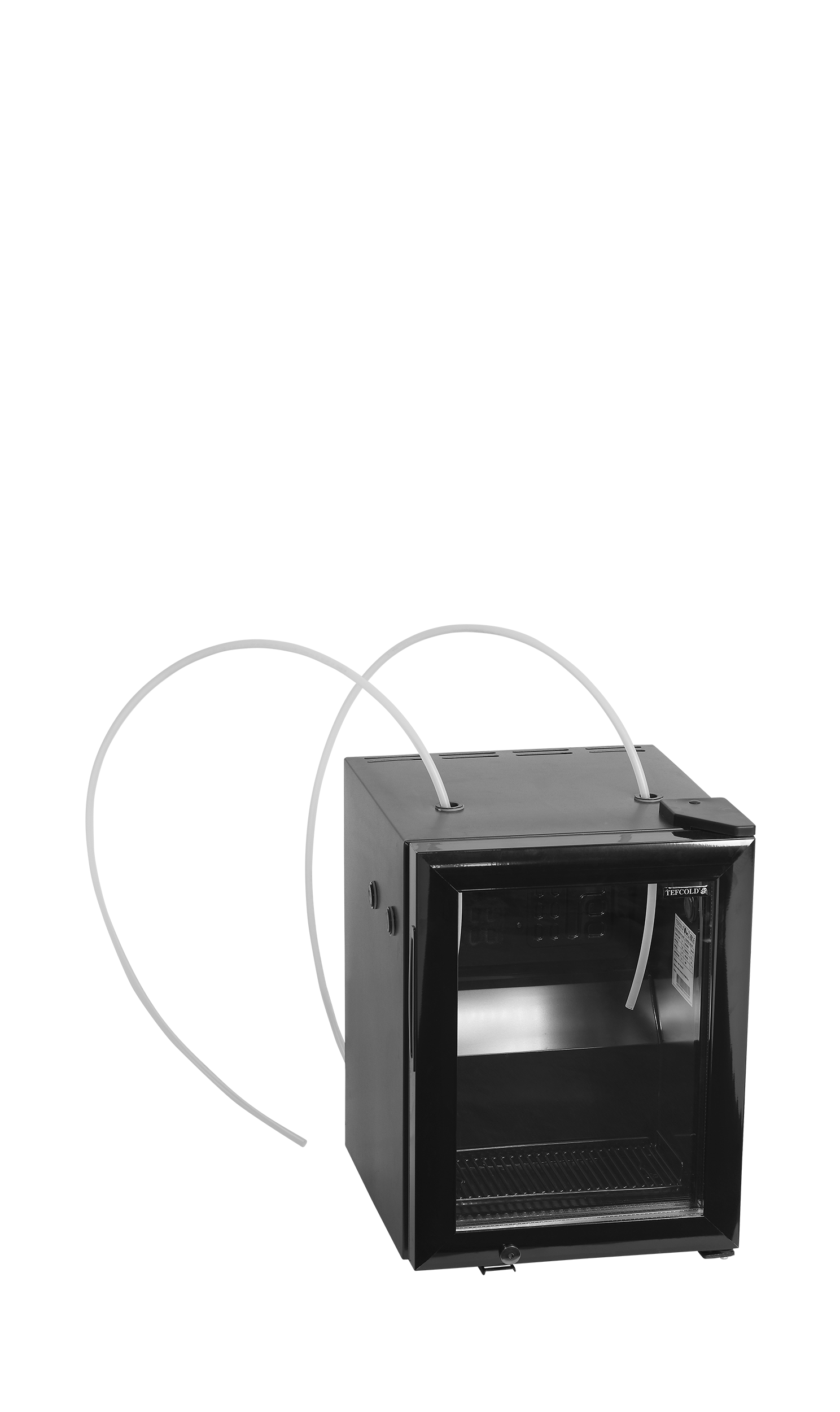 Armoire Réfrigérée Positive Pour Lait BC30 MC BC-MC Tabletop Avec Porte Vitrée 0 À 4 C Et 6 Orifices Dessus Côtés