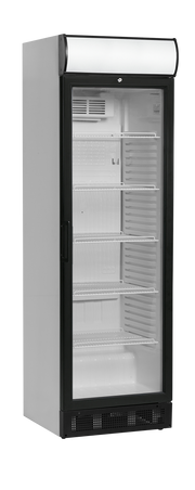 Armoire Frigorifique À Boissons SCU1375CP, Porte Vitrée Cadre Aluminium Noir, Étagères Réglables