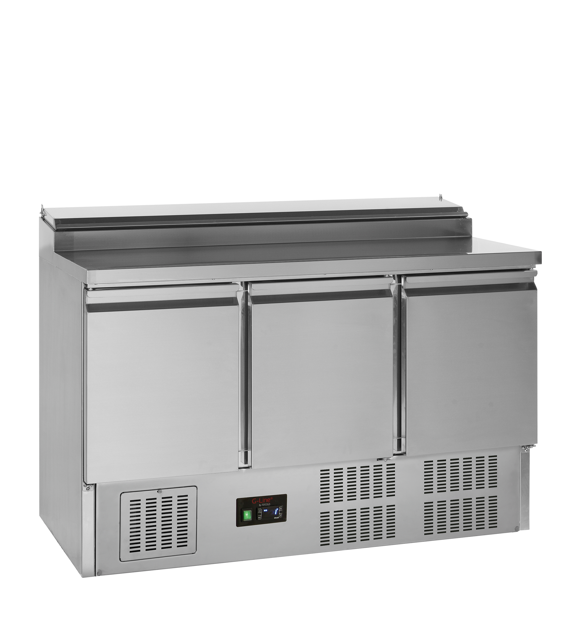 G Line GSS435 Comptoir Pour Saladette GN1/1 Avec Tablettes Reglables Compatible GN1/6 Et 1/3