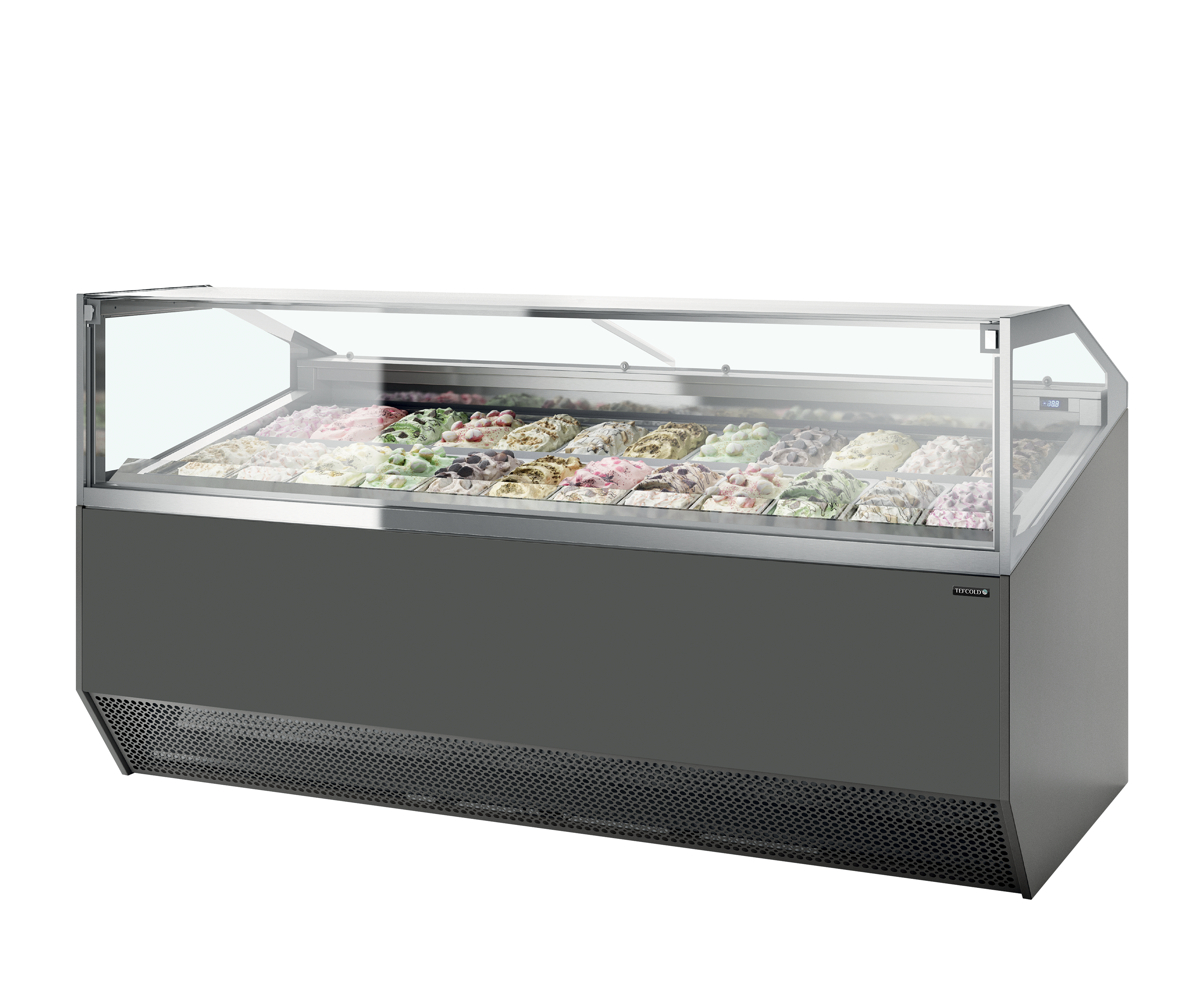 Armoire Frigorifique Négative À Deux Portes Super Capri 24 Congélateur Pour Crèmes Glacées Gelato