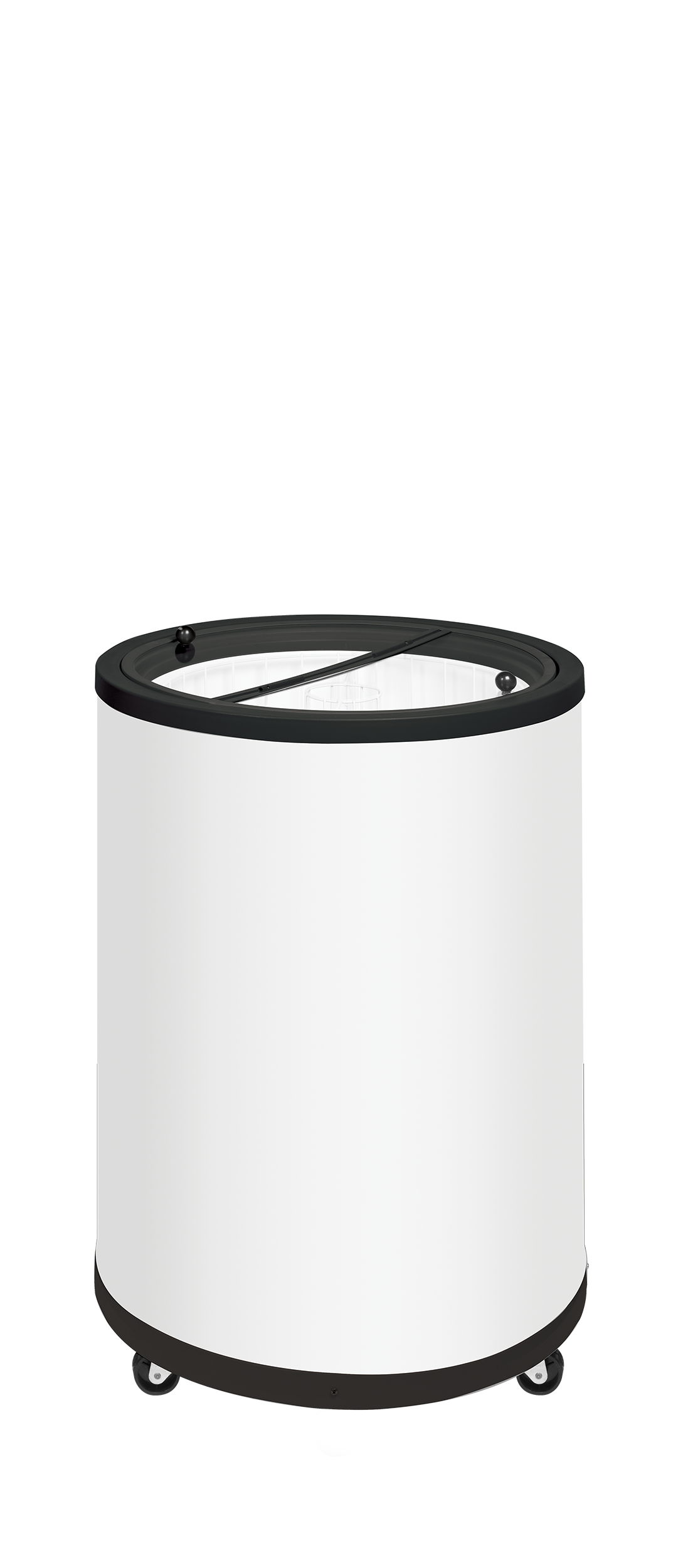 Congélateur De Canettes Professionnel CF78 Mobile À Roues Avec Système De Froid Statique Et Séparateurs