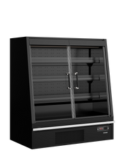 Armoire Frigorifique 2 Portes Positif Ou Negatif Galaxy GPL14FGD Noir Pro Pour Restauration Professionnelle