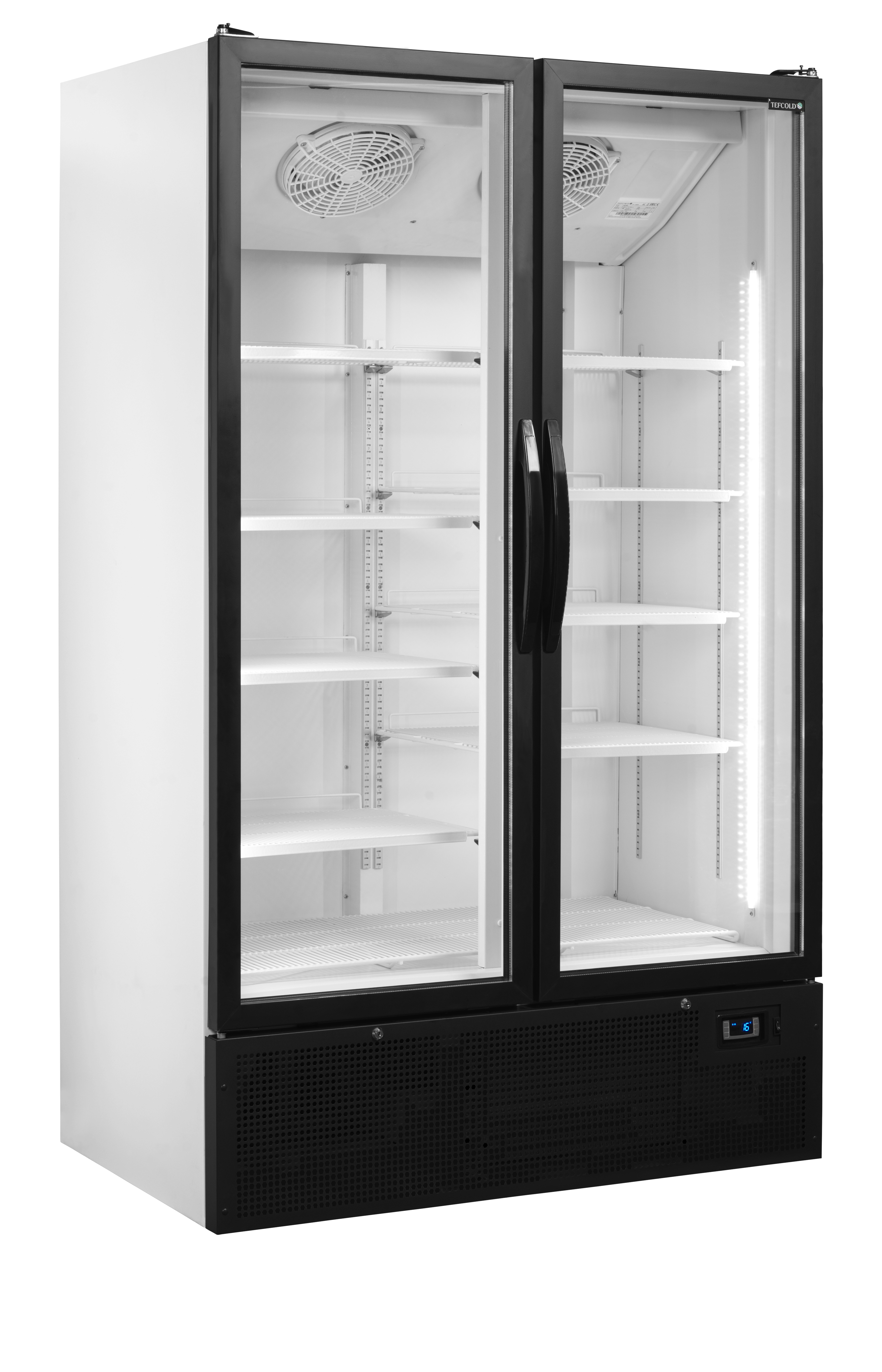 Armoire Frigorifique Vitrée Professionnelle Deux Portes Positif Ou Négatif Avec Marque FS Réf FS1202H