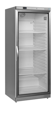 Armoire Frigorifique Positif À Porte Vitrée Inox 2 Portes GN2/1 UR600SG Réfrigération Professionnelle UR