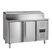 SS7200 Comptoir De Préparation De Sandwich GN1/1 En Inox SS304 Réfrigéré Avec Cuve GN Et Placards