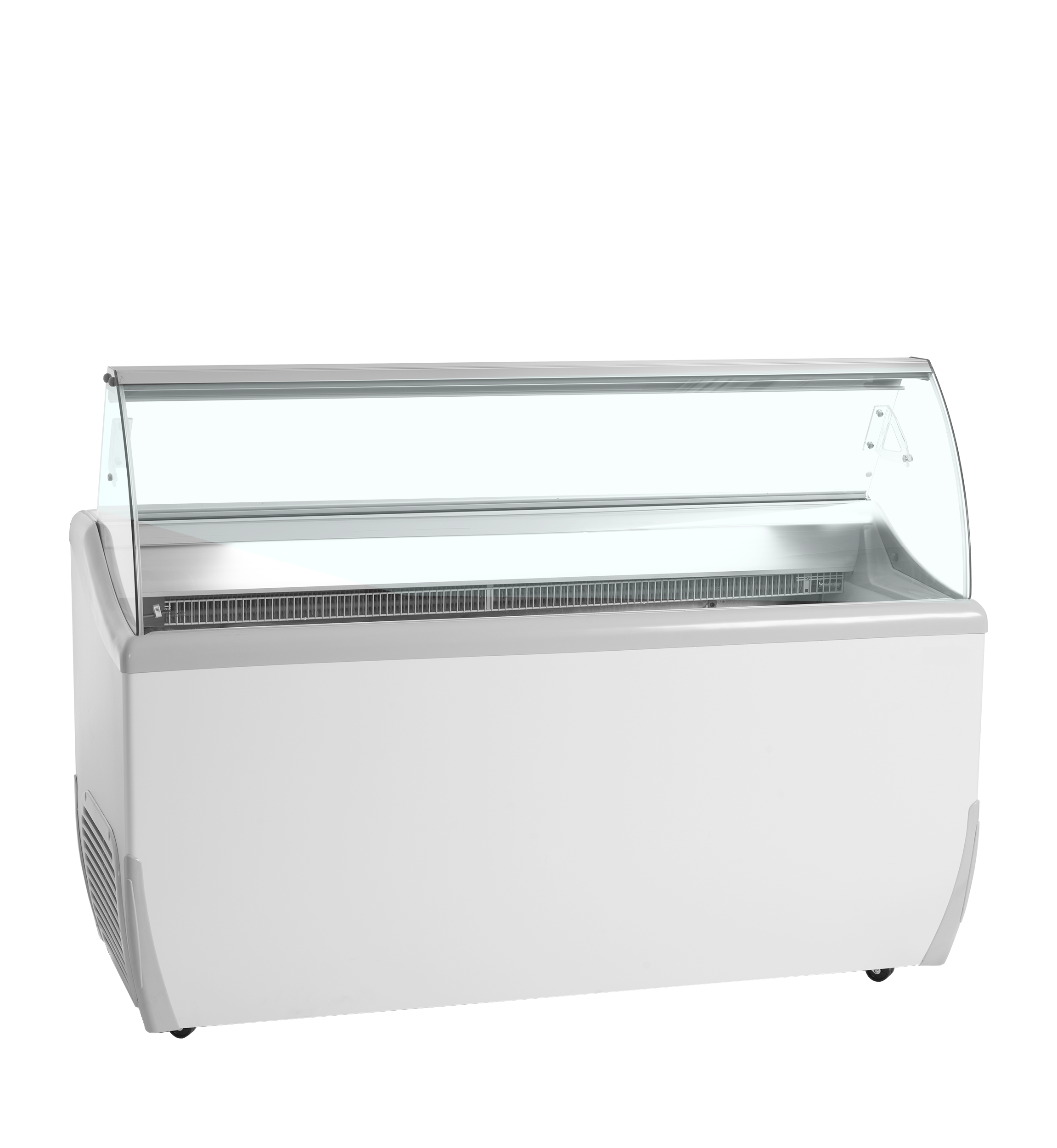 TEFCOLD UDRS9 Vitrine Frigorifique Pour Glace En Bac Double Portes Couvercles Vitres Coulissants Température Négative