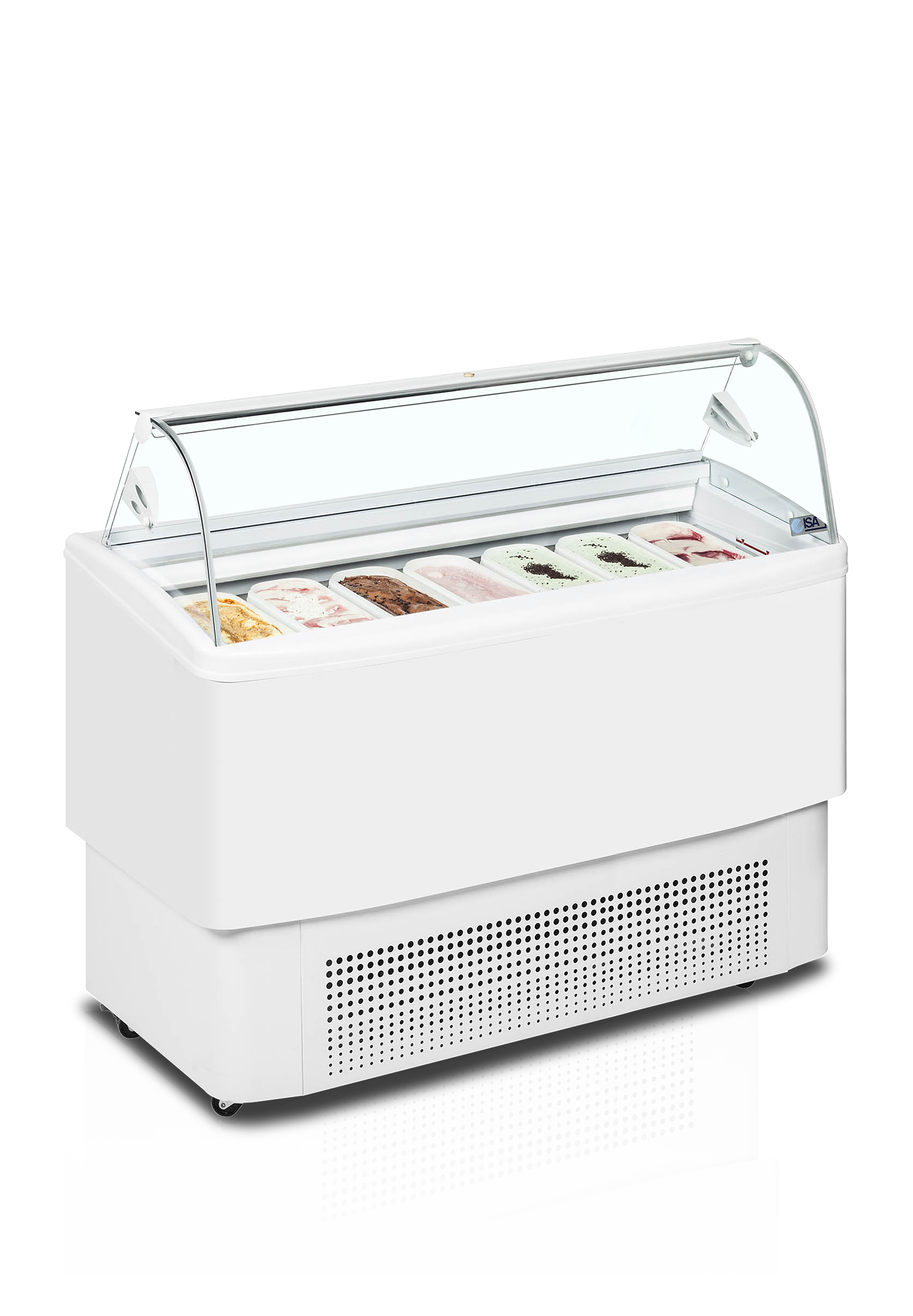 Armoire Frigorifique Professionnelle Vitrine Ventilée Pour Glace En Bac FIJI 7 Napoli 7 Bacs