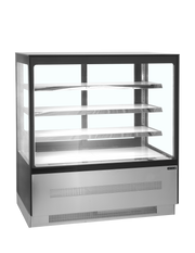 Vitrine Réfrigérée Professionnelle LPD903F Black Pour Comptoirs Avec Double Vitrage Et Étagère Supplémentaire