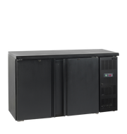 CBC210 Arrière-Bar Frigorifique Professionnel 2 Portes Battantes Positif Froid Ventilé Inox SS304