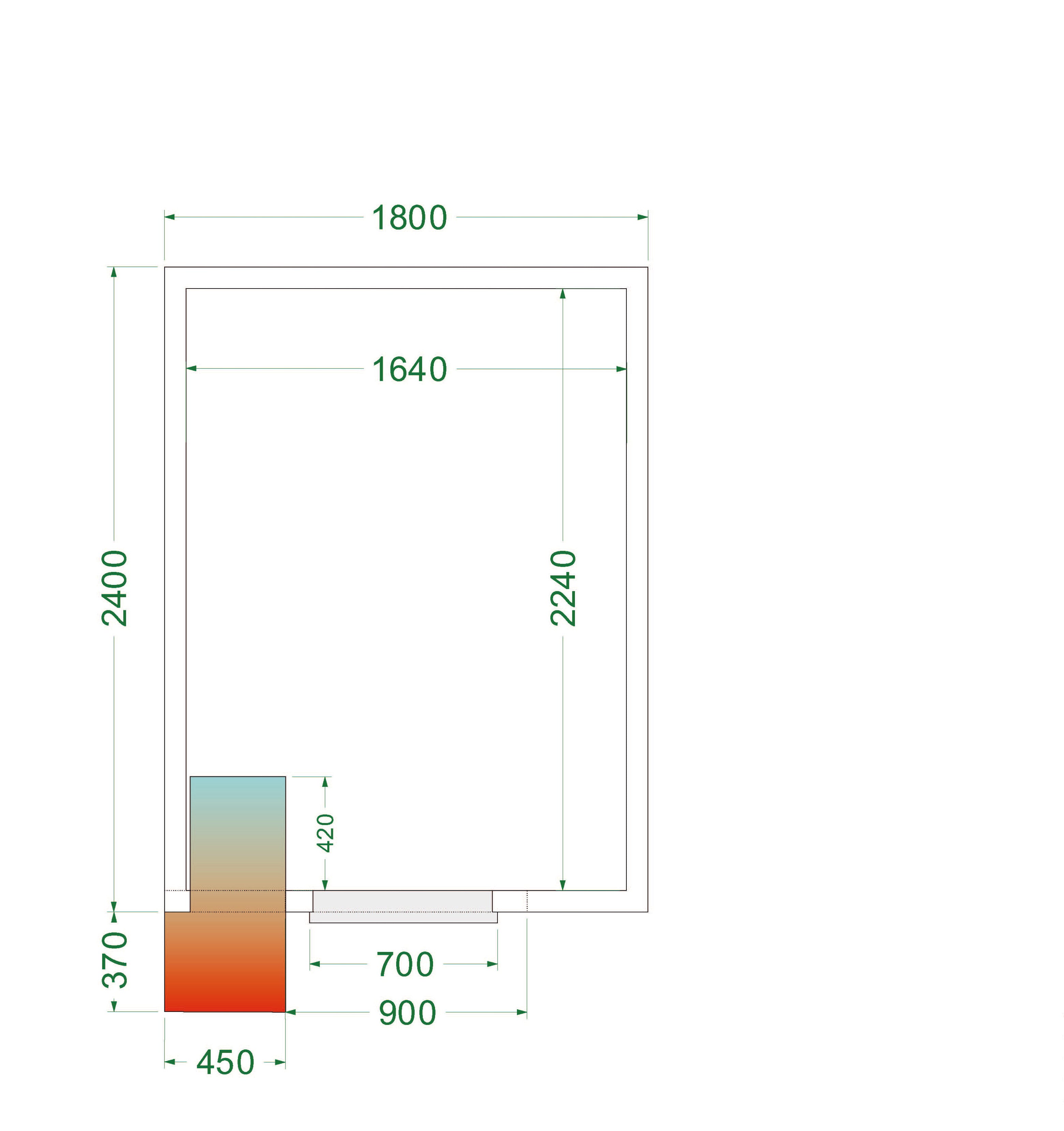 Armoire Frigorifique Professionnelle Deux Portes Positive Ou Négative CRPF1824 Chambre Froide