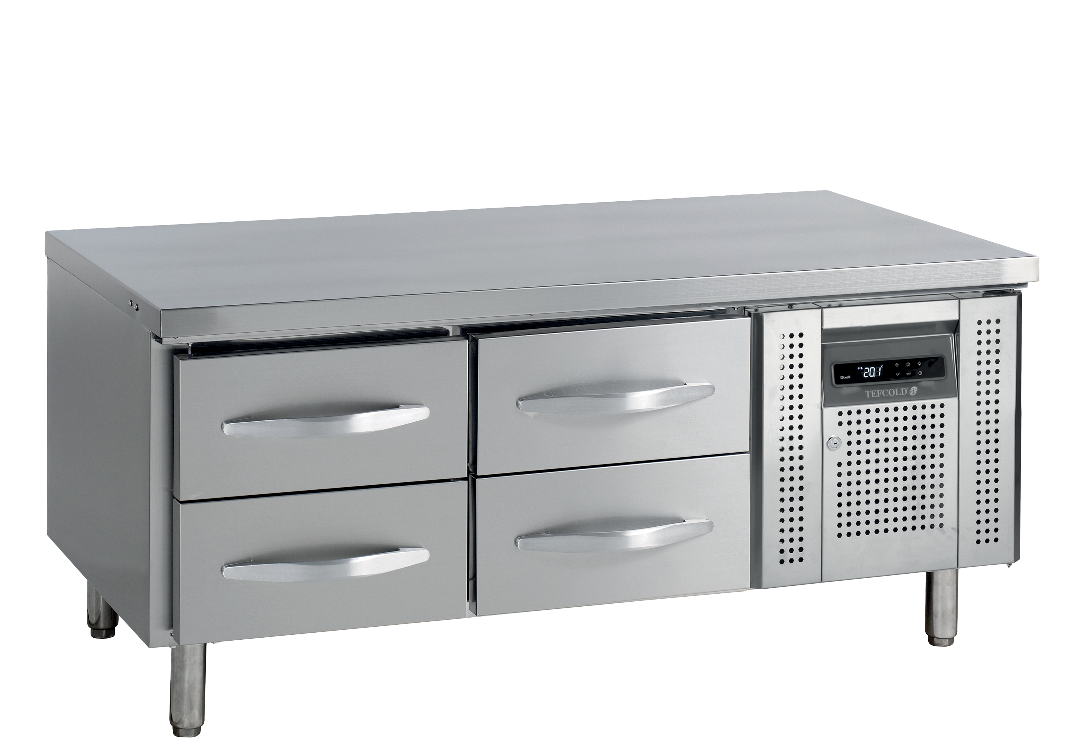 Armoire Frigorifique Sous Comptoir GN1 1 Ventilée SS304 UC5240 Tiroirs 4 6 8 Professionnelle