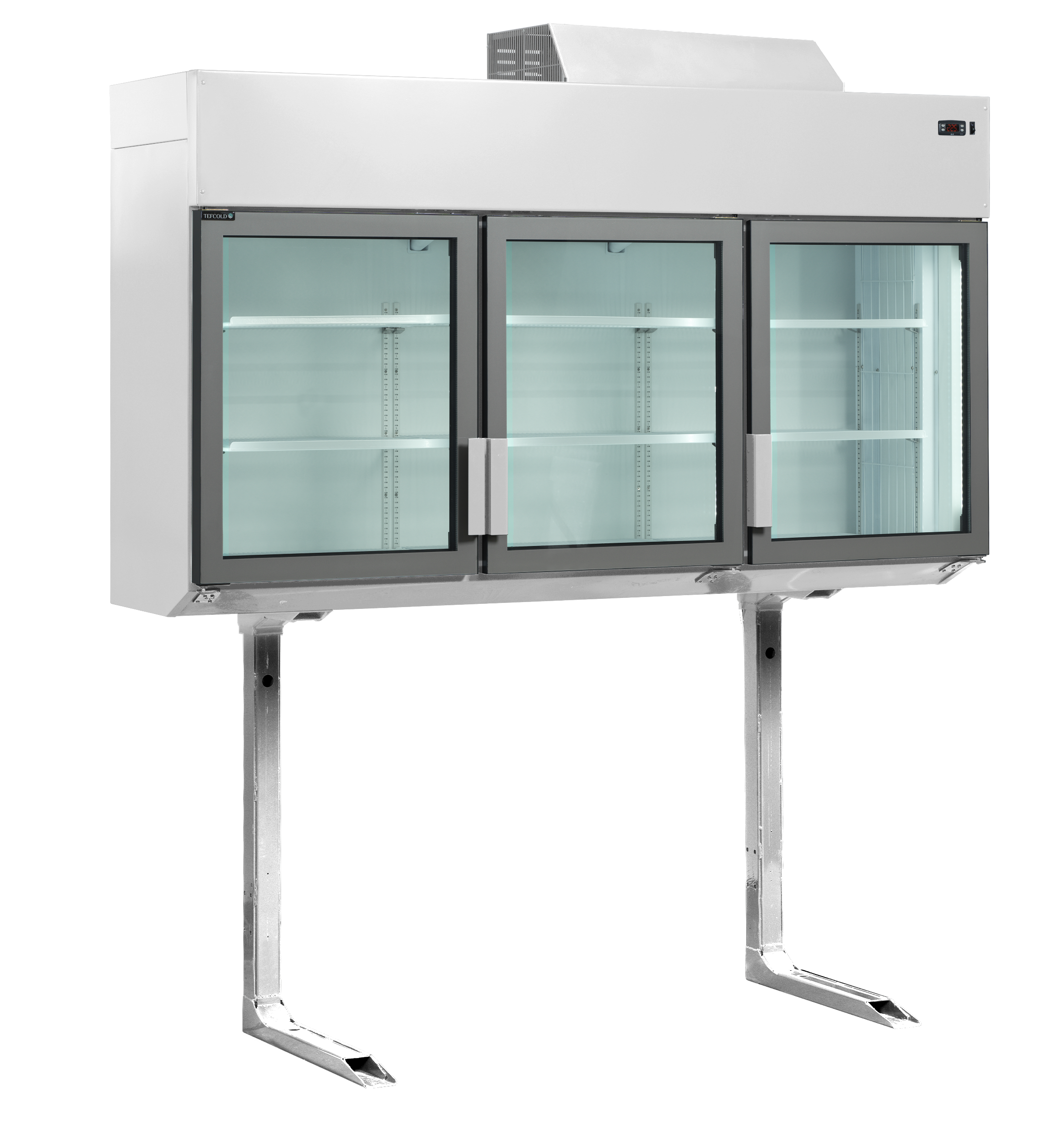 MTF185 Armoire Frigorifique Murale 2 Portes Froid Positif Négatif Pour Supermarché Vitrine