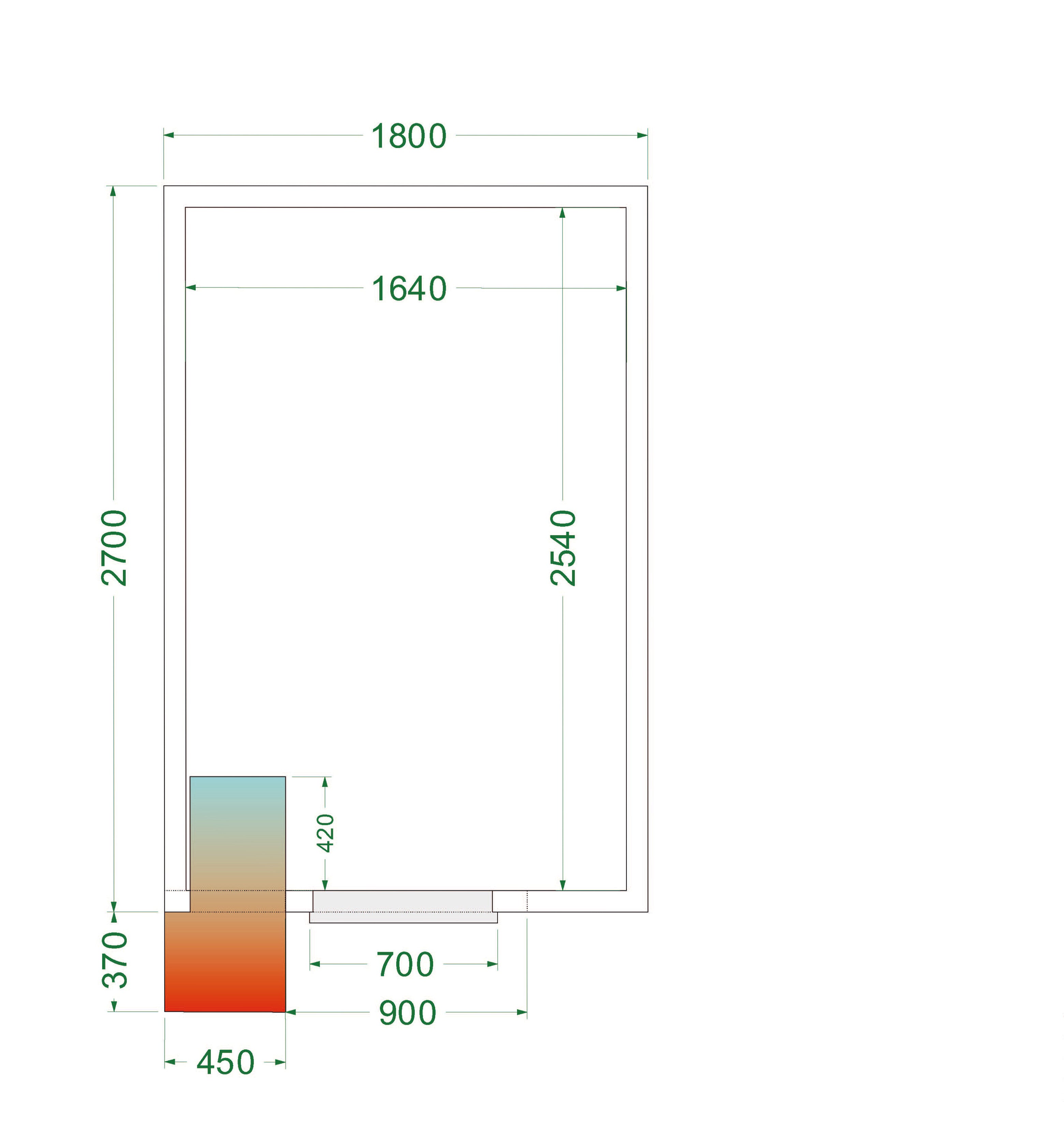 Chambre Froide Professionnelle 2 Portes CRPF1827 Pour Restauration Et Équipement Cuisine Stockage Alimentaire Efficace
