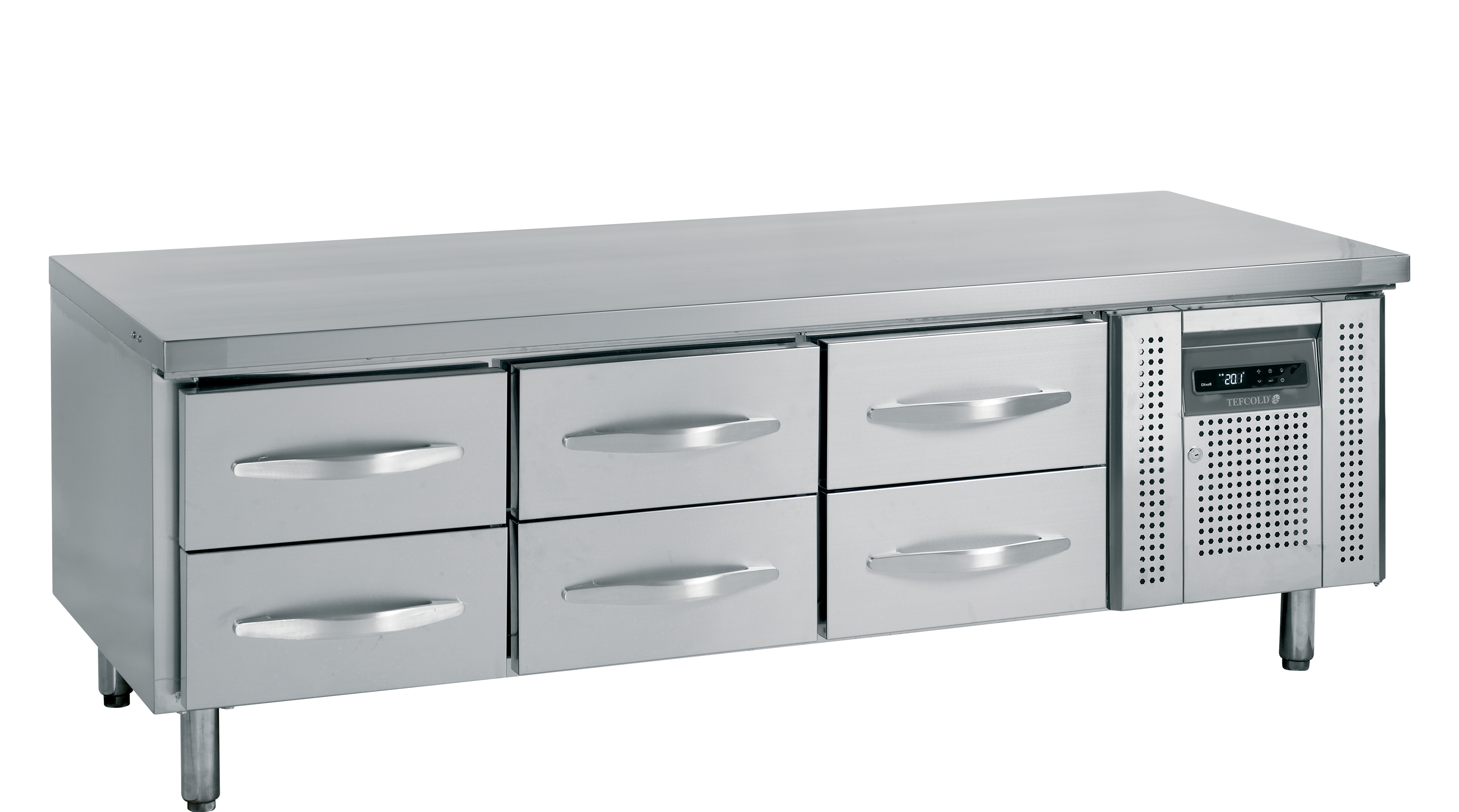 Armoire Frigorifique Sous Comptoir UC5360 GN1 1 Ventilée Inox SS304 Disponible En 4 6 Ou 8 Tiroirs