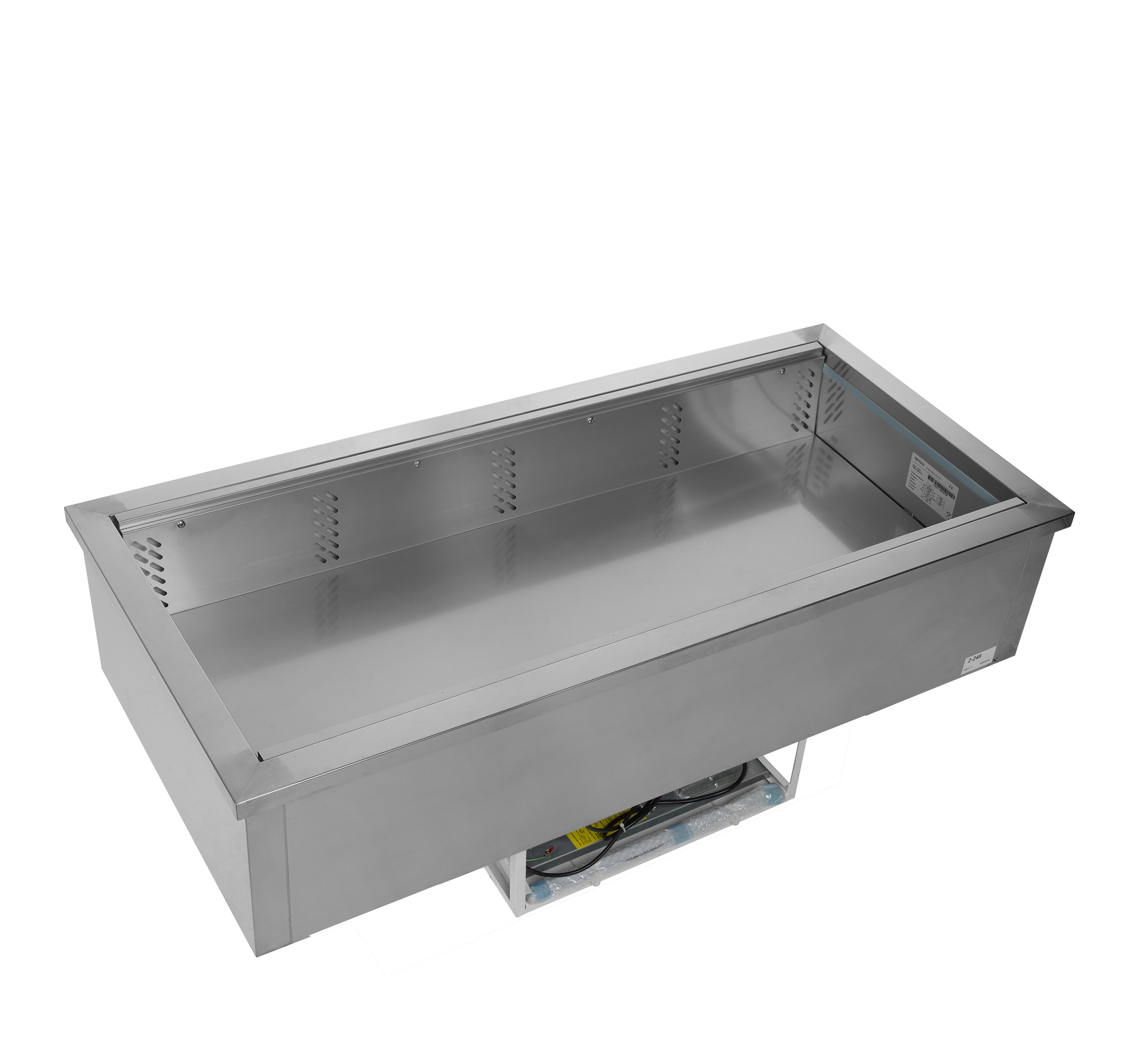 Armoire Frigorifique Professionnelle 2 Portes GN1/1 CW4/V Cuve Refroidissement SS304 Positif Ou Negatif